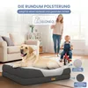 ELONEO Orthopädisches Hundebett, Größe L - Grau Produktbild-Vorschau 9