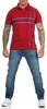 Herren Sport Polo Shirt Stretch Kurz-Arm; Rot 2XL Produktbild-Vorschau 3