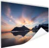MuchoWow® Poster Sonnenaufgang hinter der Insel 180x120 cm Produktbild-Vorschau 1