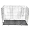 vidaXL Faltbare Hundebox Metall XXL Produktbild-Vorschau 1