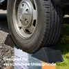 Wiltec gumové klíny na kola 129 x 77 x 60 mm Sada 2 Náhled obrázku produktu 7