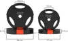 Zestaw 4 hantli SPORTNOW, 2 x 5 kg/10 kg, zestaw talerzy, Podgląd zdjęcia produktu 3
