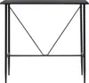 vidaXL Barový stůl černý 120 x 60 x 110 cm MDF Náhled obrázku produktu 1