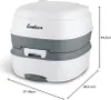Enders Mobile WC Deluxe Camping Toilette Chemietoilette Produktbild-Vorschau 21