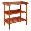 relaxdays 10020727_0 relaxdays Pflanztisch orange 92,0 x Náhled obrázku produktu 9