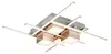 Deckenleuchte Trio Roger 35 Watt LED Deckenlampe Nickelmatt Produktbild-Vorschau 3