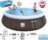 Happy People Quick Up Pool Set 450 x 106 cm v ratanovom Náhľad obrázku produktu 1
