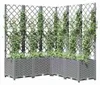 vidaXL Sadzarka z kratką Jasnoszara 120x120x136 cm PP Podgląd zdjęcia produktu 7