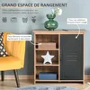 HOMCOM Buffet Industriel - Meuble de Rangement sur pied 3 Voir les images du produit 3