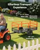 SucceBuy Kippanhänger 725,75 kg aus Stahl für ATV und UTV Produktbild-Vorschau 2