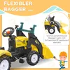 HOMCOM Trettraktor mit Anhänger Tretauto Traktor und Produktbild-Vorschau 4