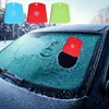 mucHome 3er Set Premium Trapez Eiskratzer Auto, 3-in-1 Produktbild-Vorschau 2