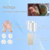 A collage of images showing the contents of a resin art kit. Voir les images du produit