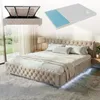 Juskys Polsterbett Nizza 180x200 cm mit Matratze - Produktbild-Vorschau 1