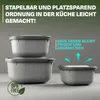 Viwares nádoby na skladovanie potravín v sade 3 s Náhľad obrázku produktu 2
