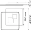 Wofi Plafonnier LED Blanc 48cm 43,5W 3500lm 2700K-5500K Voir les images du produit 13