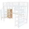 Flieks Etagenbett 90x200cm mit Led, Hochbett mit Produktbild-Vorschau 8