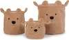 CHILDHOME Aufbewahrungskorb Teddy 40x40x40 cm Beige Produktbild-Vorschau 1