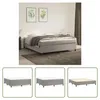 The Living Store Boxspringbett Hellgrau 180x200 cm Samt Produktbild-Vorschau 9