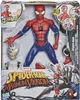 The image shows a toy action figure of Spider-Man in its retail packaging. The packaging displays the product name, branding, and various accessories. Anteprima dell’immagine prodotto