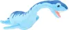Pluszowy dinozaur Plesiosaurus, realistyczna niebieska Podgląd zdjęcia produktu 4