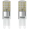 Two OSRAM LED bulbs shown side-by-side against a white background. Voir les images du produit