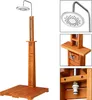 CASARIA® Douche de jardin en bois d'eucalyptus certifié Voir les images du produit 2
