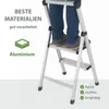 Alu Trittleiter 2-stufig klappbar Handlauf 150 kg Produktbild-Vorschau 3
