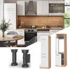 Kühlumbauschrank Vicco Fame-Line Weiß Hochglanz 60 cm, Produktbild-Vorschau 2