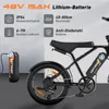 E-Bike 20 Zoll *4.0 Fat Elektrofahrrad, 48V/15Ah 720 Wh, Produktbild-Vorschau 3