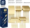 Besteck Set 6 Personen Schwarz modern gehämmertes, mit Produktbild-Vorschau 3