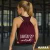 Huuraa Turnbeutel Lahntal verliebt 12 Liter Burgundy Produktbild-Vorschau 2