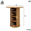 Moderner Bartisch mit Schrankfunktion, MDF-Holzdesign, hohe Produktbild-Vorschau 2