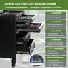 Werkstattwagen BUDDY bestückt 110tlg. Werkzeug 6 Schubladen Produktbild-Vorschau 4