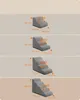 FEANDREA Hundetreppe, 5-stufig-Haustiertreppe, Cord mit Produktbild-Vorschau 6
