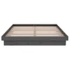 vidaXL Letto in legno massiccio grigio 135x190 cm Anteprima dell’immagine prodotto 5