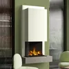 muenkel design Arco [Elektrokamin Opti-myst]: Concrete Produktbild-Vorschau 1