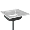 Spüle mit Abtropffläche Set Silbern 600x600x155 mm Produktbild-Vorschau 5