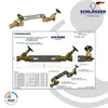Product data sheet with technical drawings and specifications for a plumbing fitting. Náhľad obrázku produktu