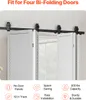 SucceBuy sistema di ante scorrevoli per porte a soffietto, Anteprima dell’immagine prodotto 2