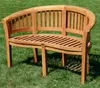 ALEOS. TEAK Bananenbank Gartenbank Parkbank Sitzbank Produktbild-Vorschau 4