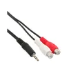 InLine® Cinch/Klinke Kabel, 2x Cinch Buchse an 3,5mm Klinke Produktbild-Vorschau 3