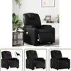 The Living Store Massagesessel Elektrisch Schwarz Produktbild-Vorschau 1