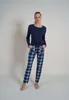 Götzburg Damen langarm zweiteiliger Pyjama Schlafanzug aus Produktbild-Vorschau 4