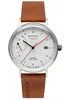 Bauhaus Herrenuhr Classic – Quarz, 41 mm, Lederband Braun Produktbild-Vorschau 1