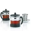 Kela 11458, Einzelne Teekanne, 1000 ml, Schwarz, Glas, 160 Produktbild-Vorschau 2