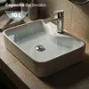 Lavabo da appoggio rettangolare Vetroceramica 47 cm Bianco Anteprima dell’immagine prodotto 6