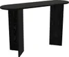 Konsole TOPANIA Schwarz 120x35x74 cm Melaminbeschichtet Produktbild-Vorschau 3