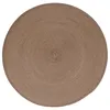 Secret de Gourmet rundes Tischset - taupe - geflochtener Produktbild-Vorschau 1