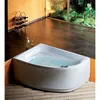 Asymmetrische Eckbadewanne 160 x 120 x 49 cm links Acryl Produktbild-Vorschau 2